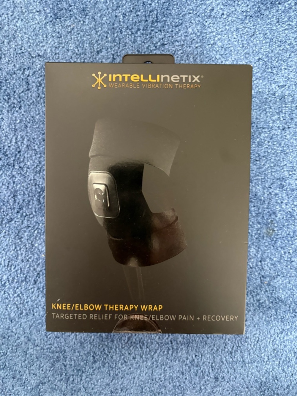 Black Knee/Elbow Therapy Wrap - Wearable Vibration Therapy
